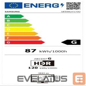 Televiisorid Samsung TV 50inch UHD 4K UE50AU7172