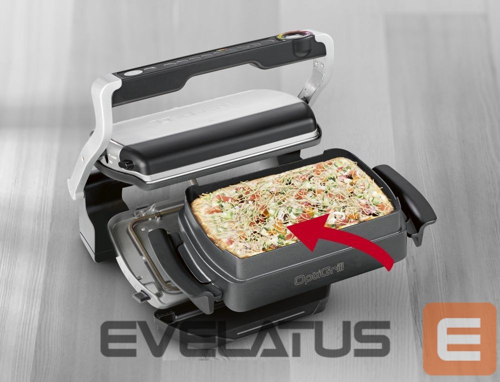 Röster TEFAL XA725870 OptiGrill Elite Snack and baking accessory, Black