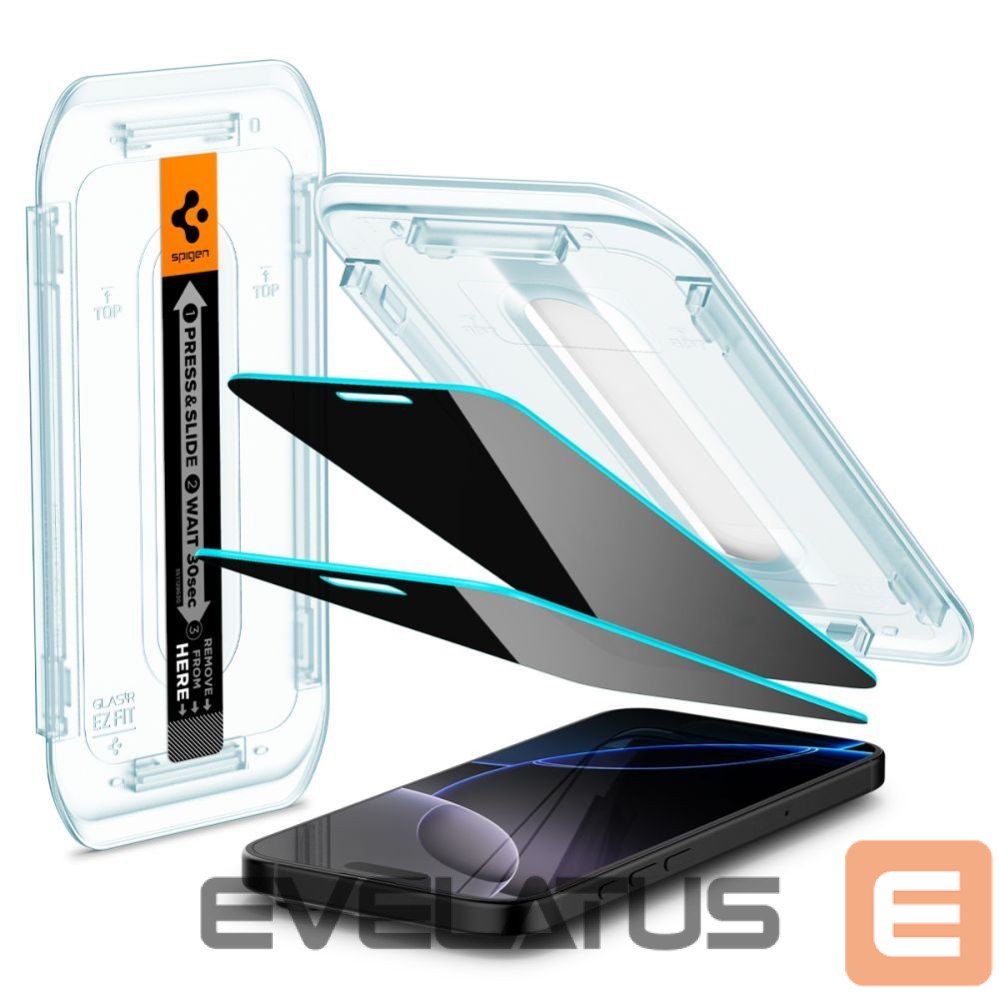 Muu Spigen Spigen Glas.tR EZ Fit Privacy Tempered Glass for iPhone 16 Pro Max / 17 Pro Max - 2 pcs.