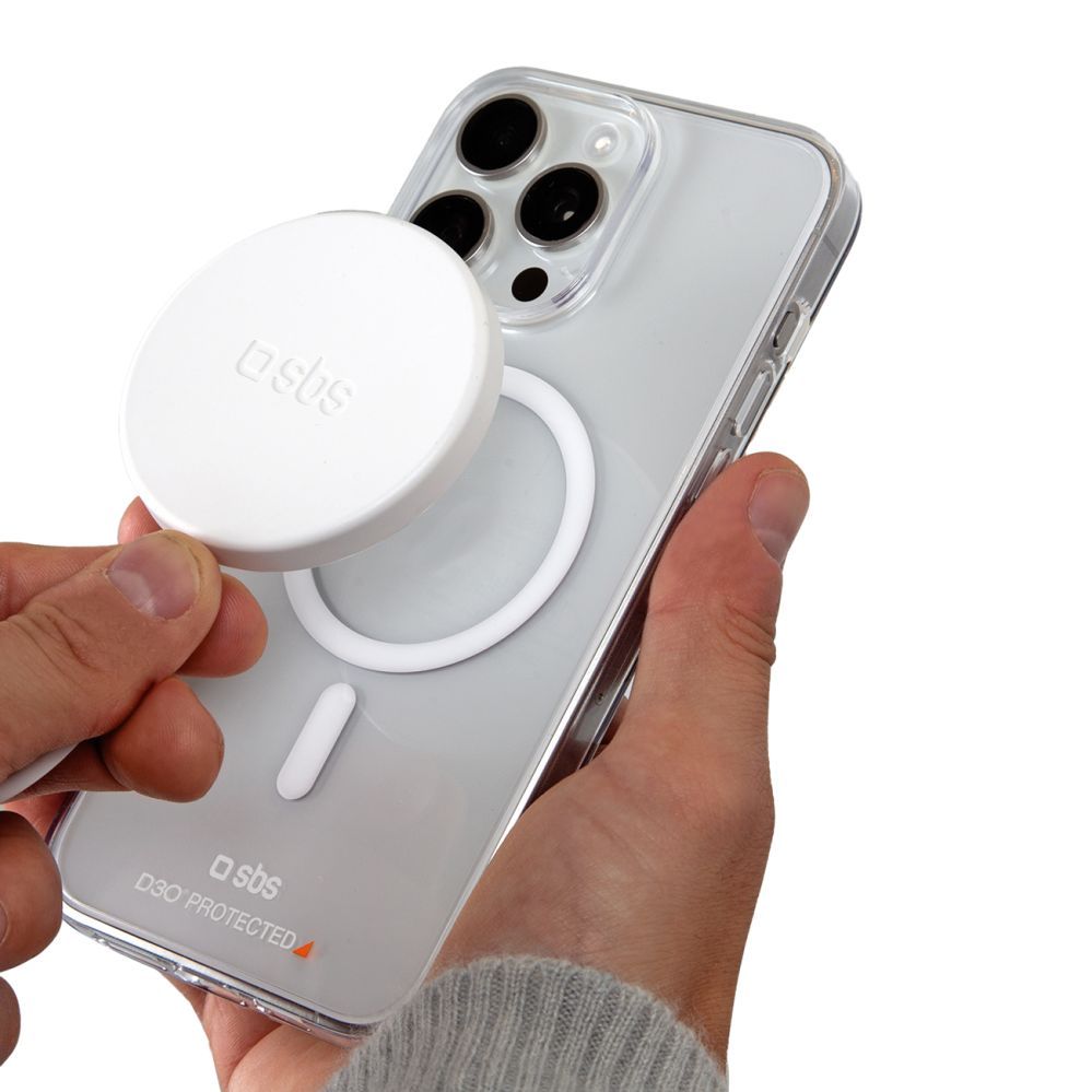 Back panel cover SBS SBS D3O MagSafe Case for iPhone 14 Pro Max - Clear