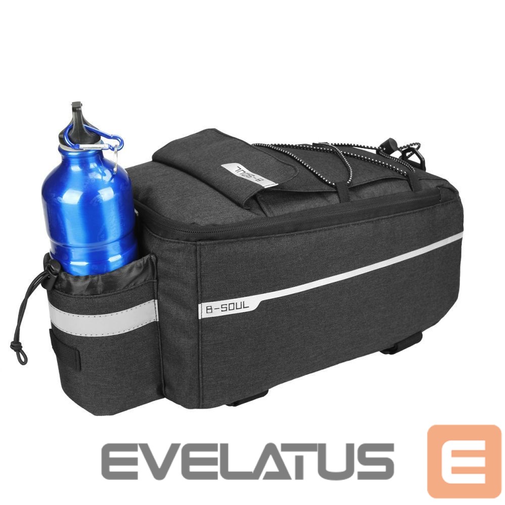 Bicycle accessory Hurtel WYA26Y0S Thermal Bike Pannier Bag with Shoulder Strap - Black