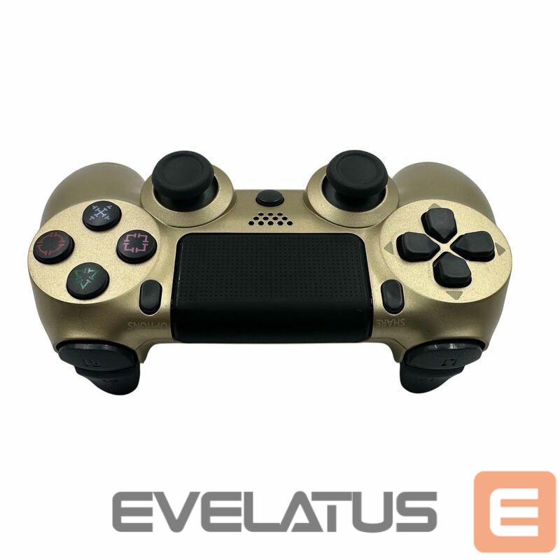 Kontroller GameBox P4 Wireless Vibration Bluetooth Controller for Play Station 4 / PC / TV / TV Box Gold