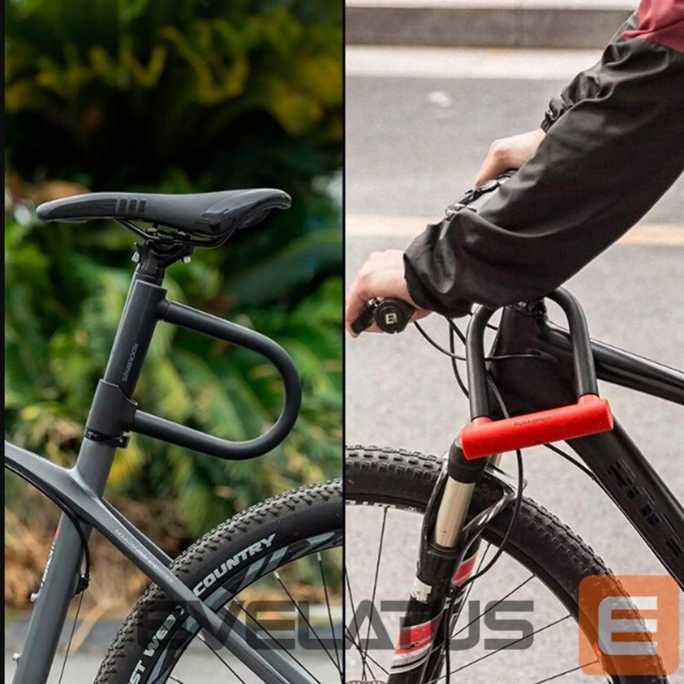 Jalgratta tarvik Rockbros Rockbros RKS610-BK U-lock bicycle lock - black