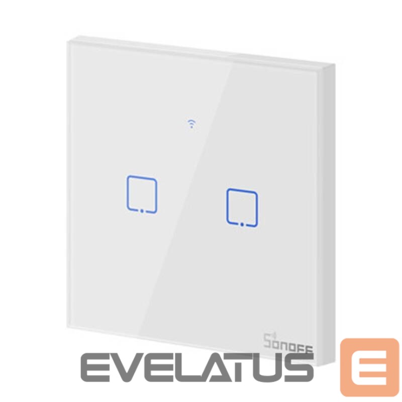 Smart device Sonoff Smart Switch WiFi + RF 433 Sonoff T1 EU TX (2-channel)