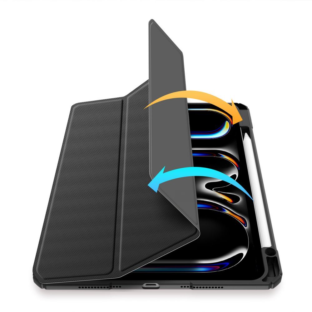 Tagakaaned Dux Ducis Dux Ducis Toby case with flap and stand for iPad Pro 11" 2024 - black