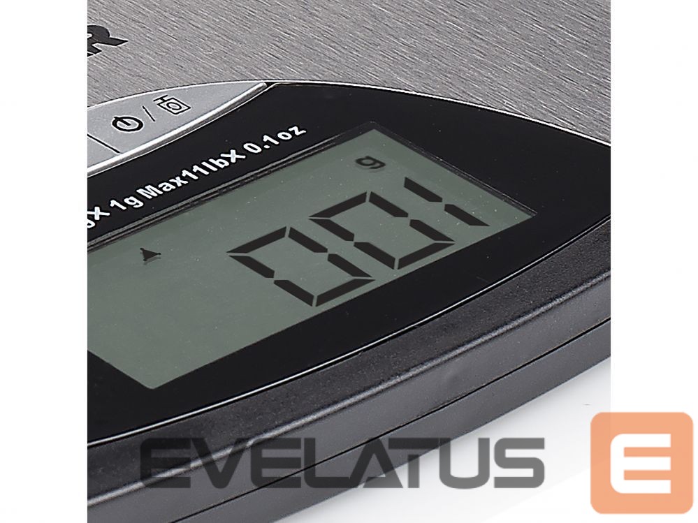 Kitchen scales Tristar Kitchen scale KW-2435 Maximum weight (capacity) 5 kg, Metallic