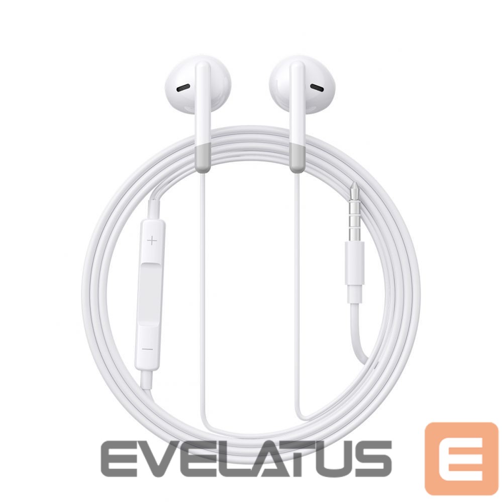 Kõrvaklapid Joyroom Joyroom JR-EW01 in-ear wired mini jack headphones with remote control - white
