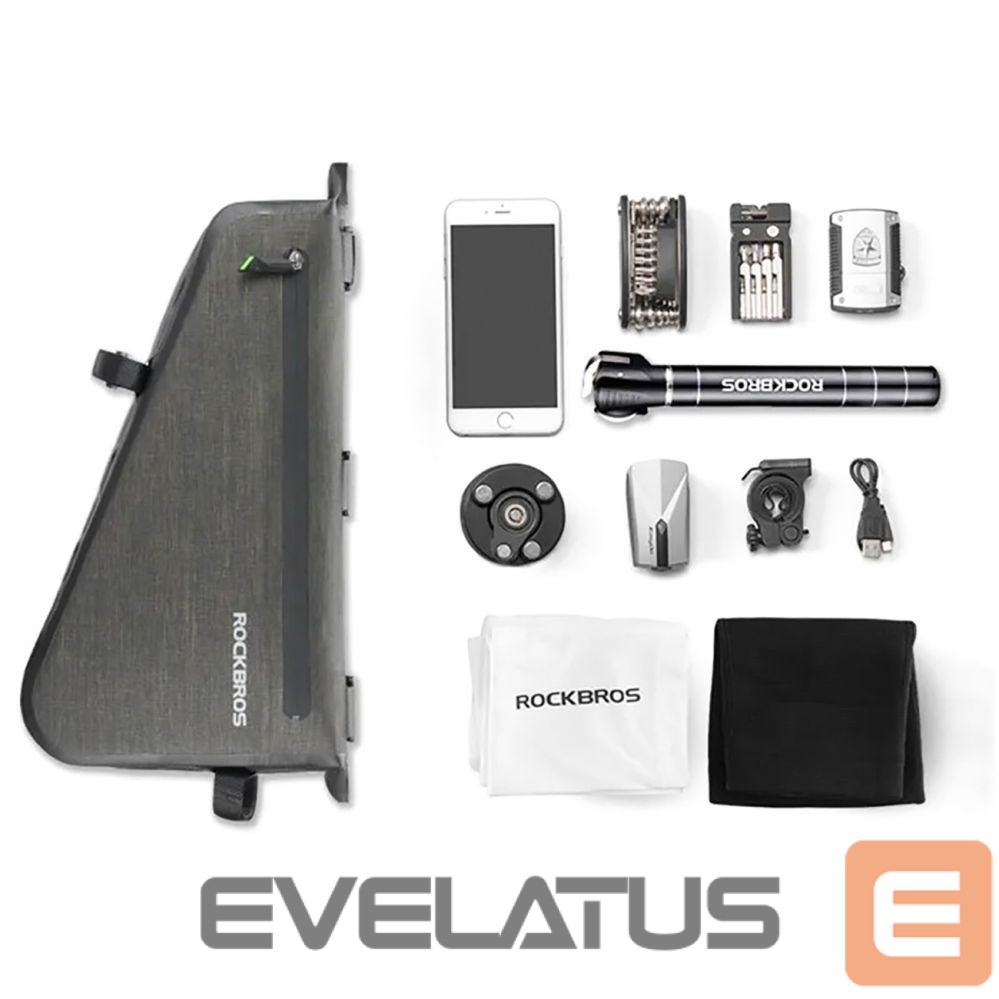 Bicycle accessory Rockbros Rockbros AS-017 bicycle frame bag 5 l - dark green