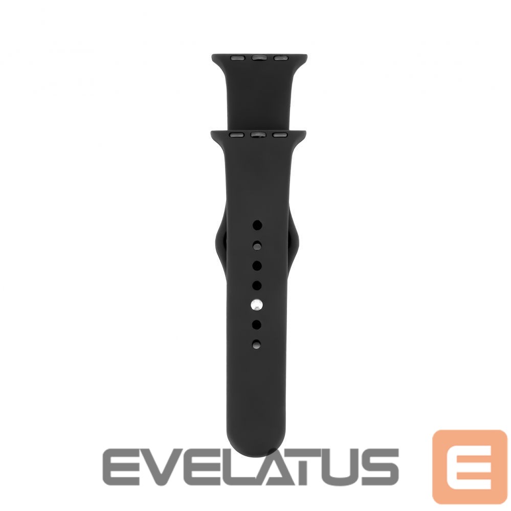 Strap Connect Watch 38/40/41mm Silicone Loop Watch Strap (132mm M/L) Black