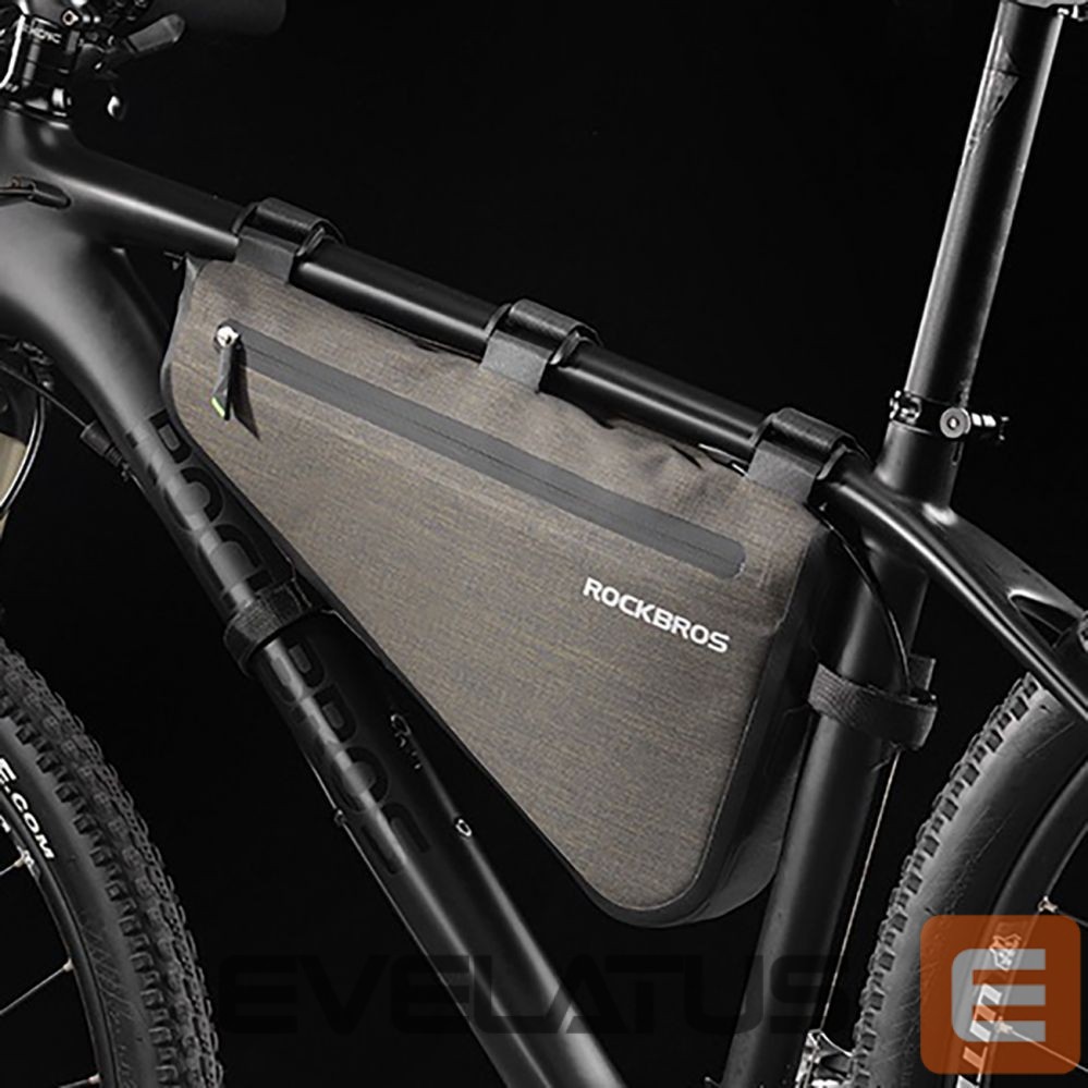 Bicycle accessory Rockbros Rockbros AS-017 bicycle frame bag 5 l - dark green