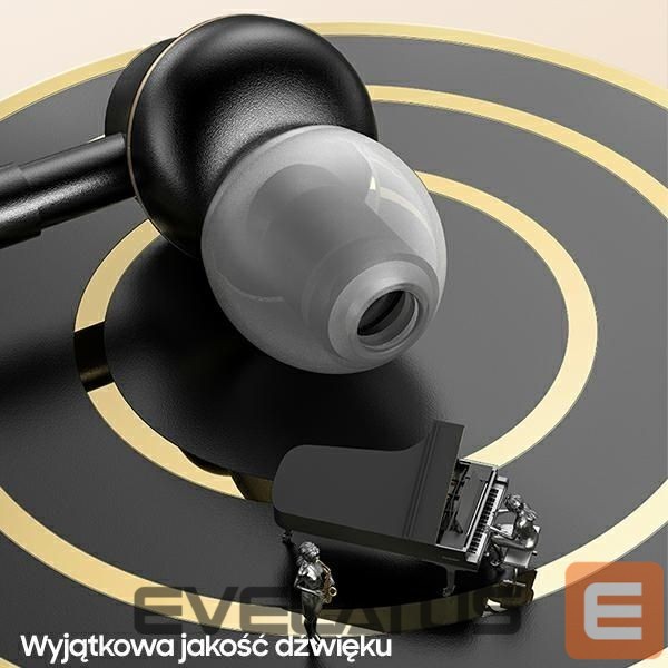 Kõrvaklapid USAMS USAMS Słuchawki stereo EP-43 metal USB-C czarny/black HSEP4301