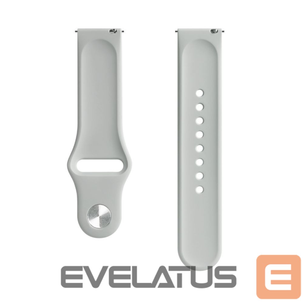 Dirželis Evelatus Evelatus Watch 22mm Silicone Loop Watch Straps (S/M 110mm) Gray