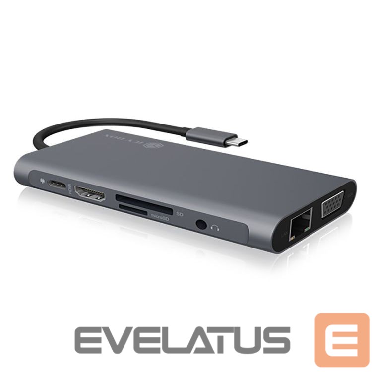 Wireless headphones Raidsonic Icy Box IB-DK4040-CPD USB Type-C DockingStation with two video interfaces