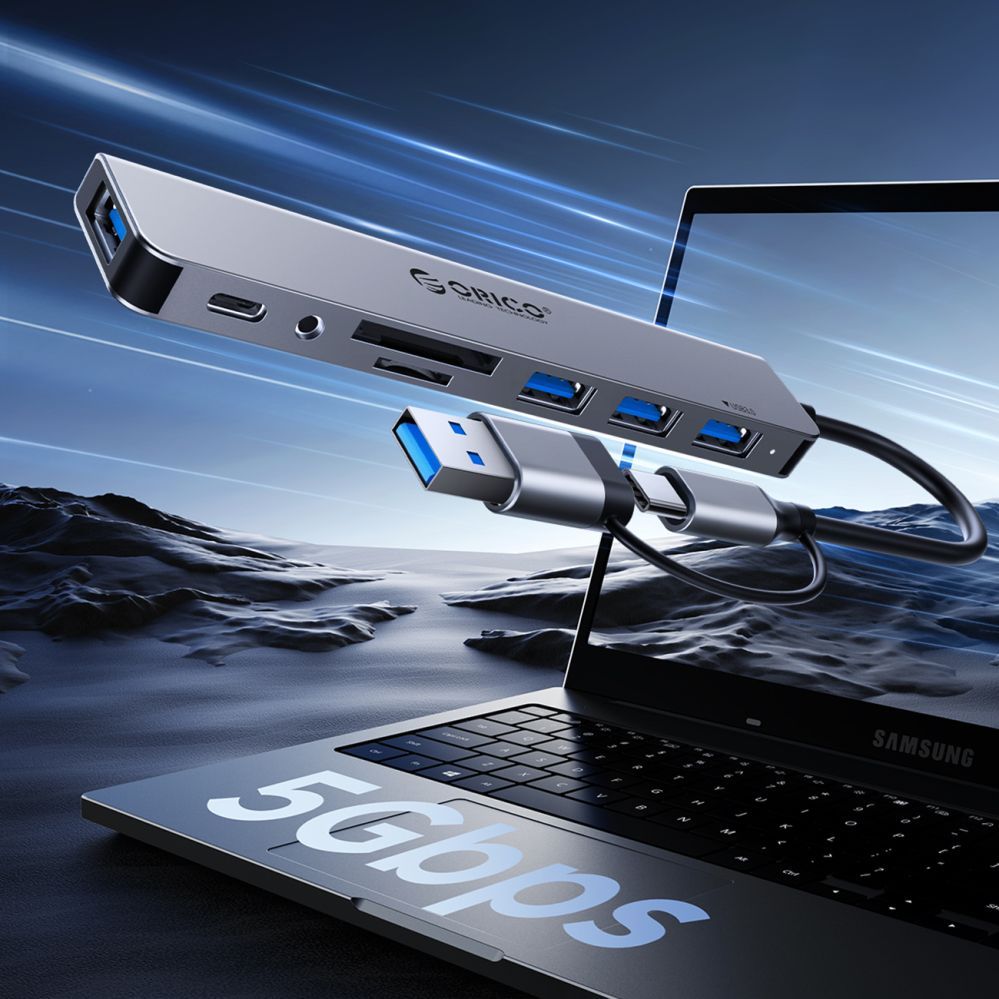 Üleminek Orico 5 ports