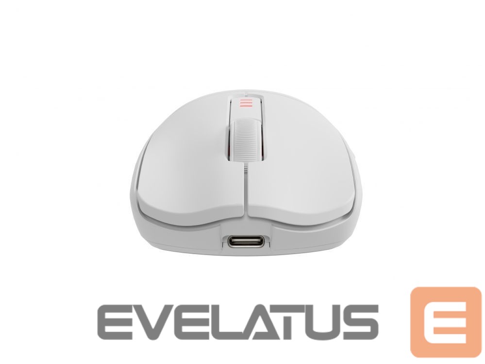 Computer mouse Genesis Zircon 500 | Wireless/Wired | Gaming Mouse | 2.4 GHz, Bluetooth, USB | White