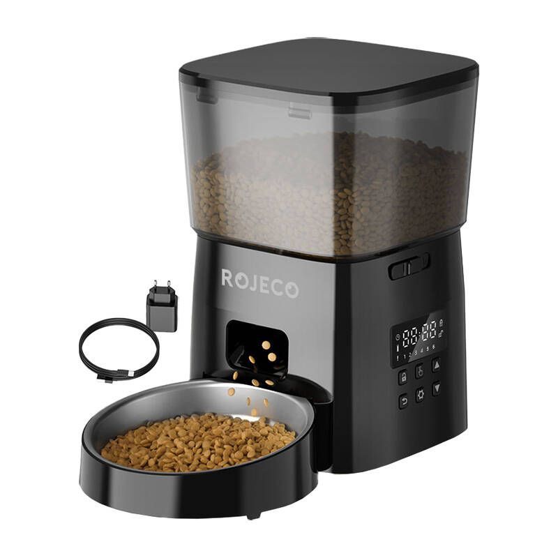 Kariloomade jaoks Rojeco Rojeco 2L Automatic Pet Feeder Button Version