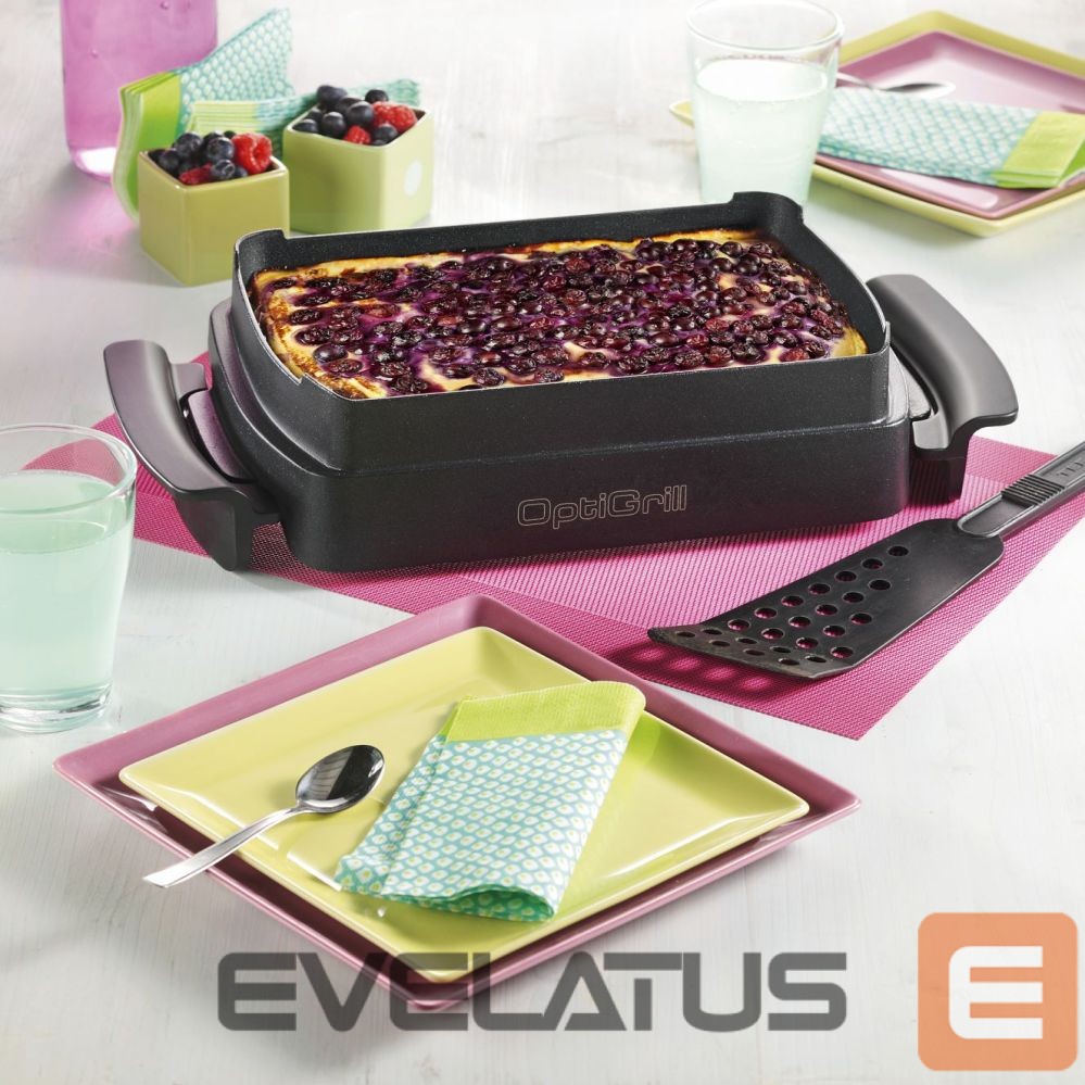 Röster TEFAL XA725870 OptiGrill Elite Snack and baking accessory, Black