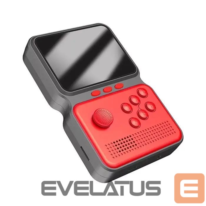 Gaming console GameBox M3 16bit Portable Retro Game console with 900 games 3'' HD LCD / TV RCA cable Red