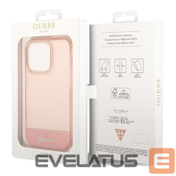 Nugarėlės dėklai Guess Pink