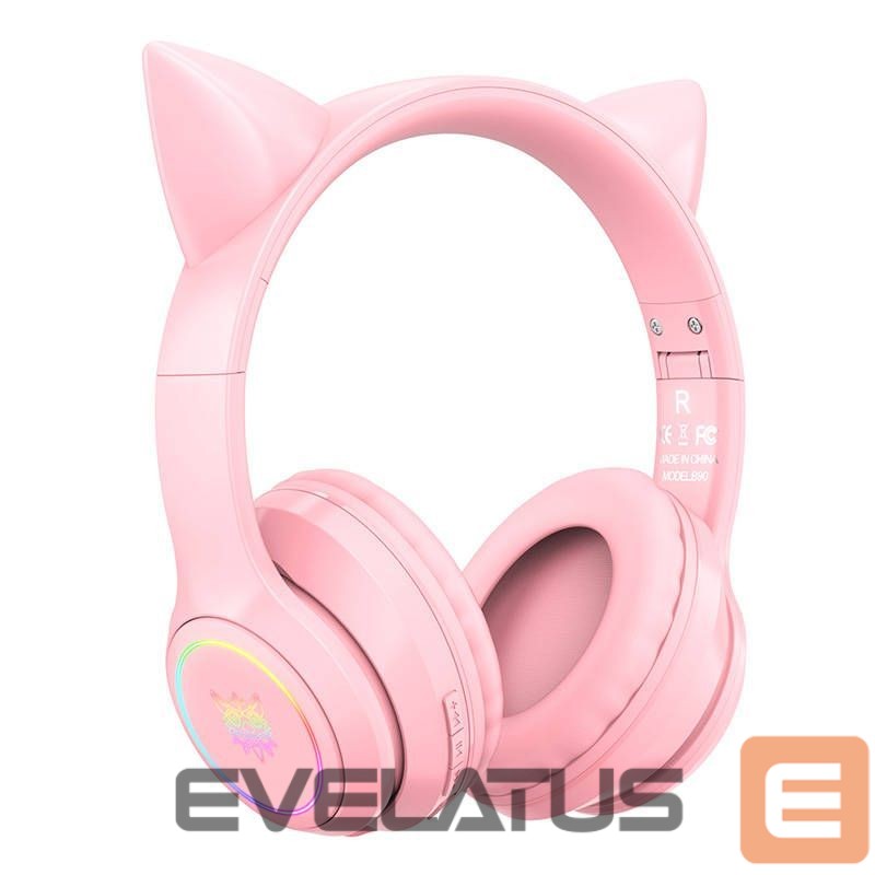 Wireless headphones ONIKUMA Gaming headphones ONIKUMA B90 Pink