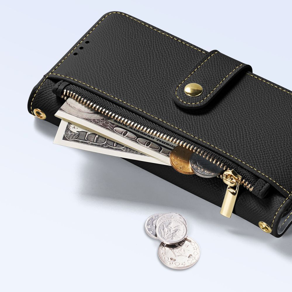 Back panel cover Dux Ducis Dux Ducis Lawa Leather Case for iPhone 15 Pro Max - Black