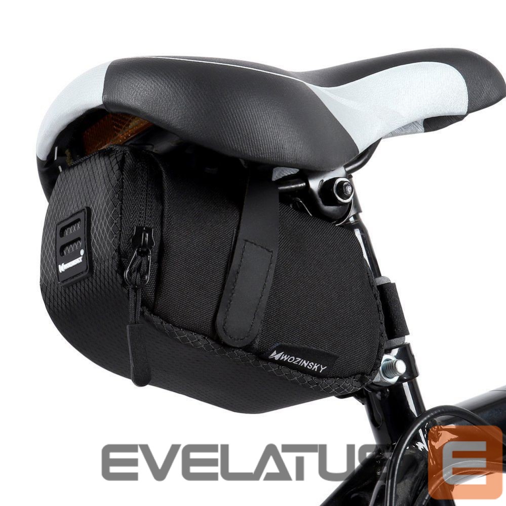 Jalgratta tarvik Wozinsky Wozinsky small bicycle saddle bag 0.6 l black (WBB8BK black)