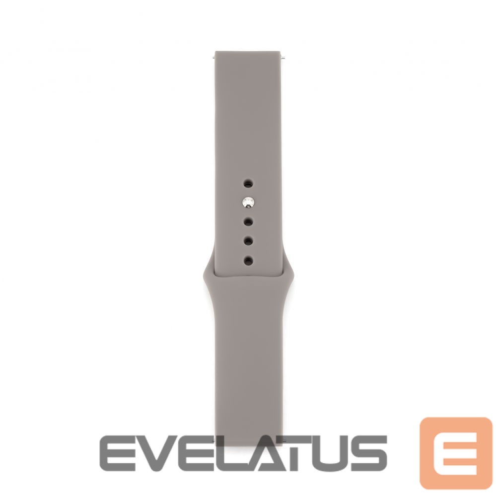 Dirželis Connect 22mm Silicone Loop Watch Strap (S/M 110mm) Gray