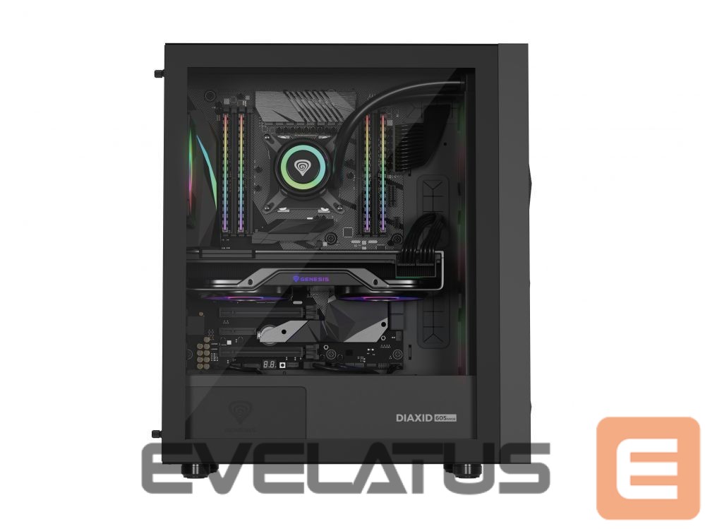 Computer components Natec NATEC Genesis PC Case Diaxid 605 black