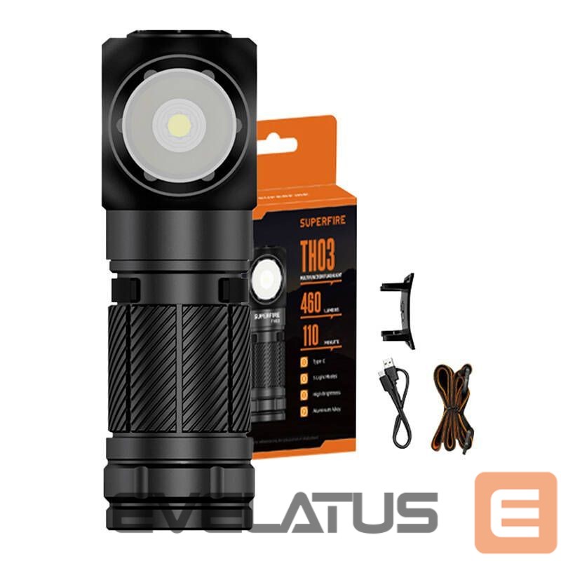 LED Flashlight Supcase Superfire TH03 multifunction flashlight