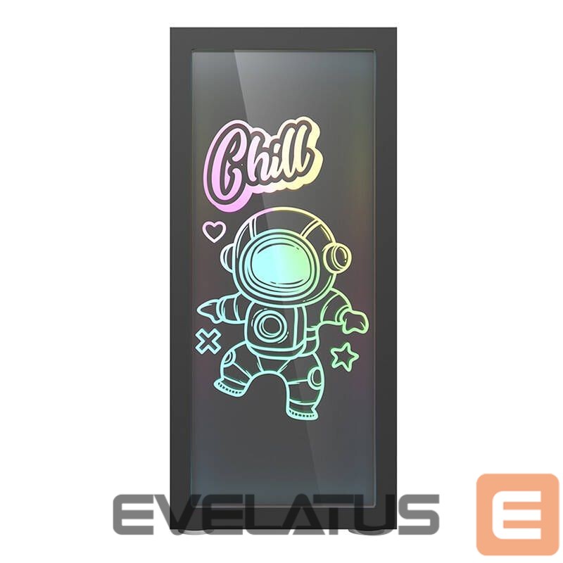 Cooler Darkflash Computer Case Darkflash DK210 Graffiti (black)