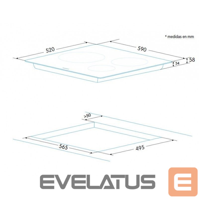 Table stoves Edesa EIR-6331 B