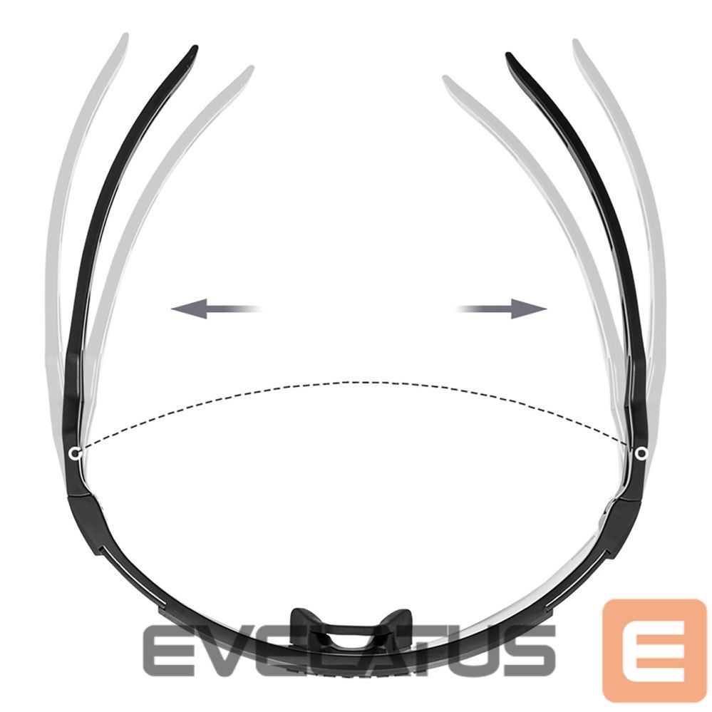 Citas preces Rockbros Rockbros Cycling Glasses Photochromic, with UV Protection and Corrective Insert - Transparent Black