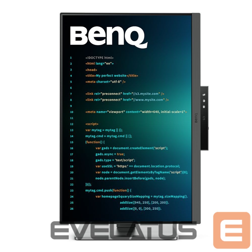 Monitors Beno BENQ RD240Q 24.1inch IPS WQXGA