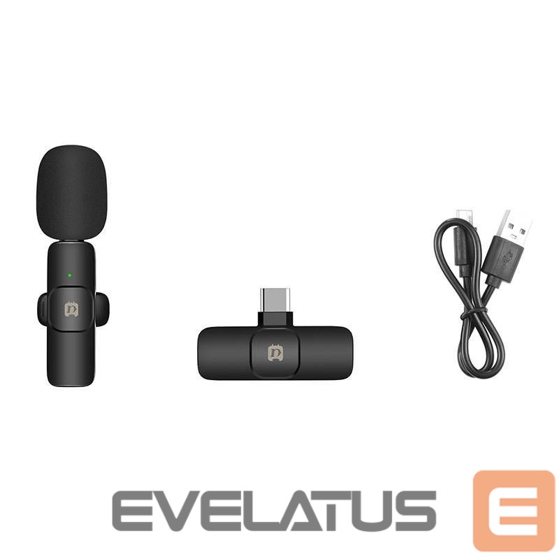 Microphone Puller Wireless microphone Puluz PU3151B Lavalier Type C