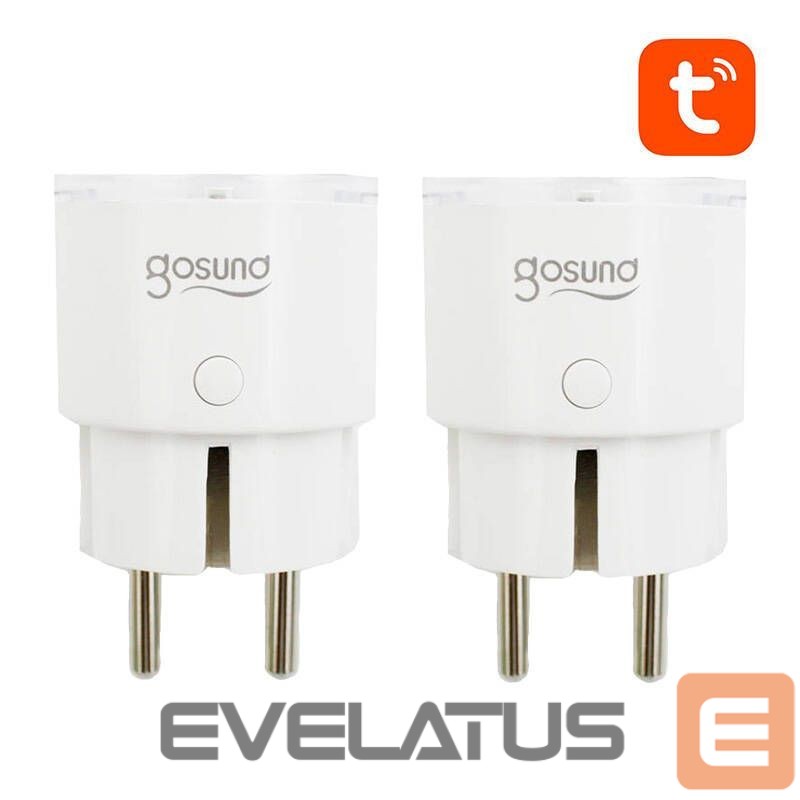 Smart device Gosund Smart plug WiFi Gosund SP111 3680W 16A, Tuya 2-pack