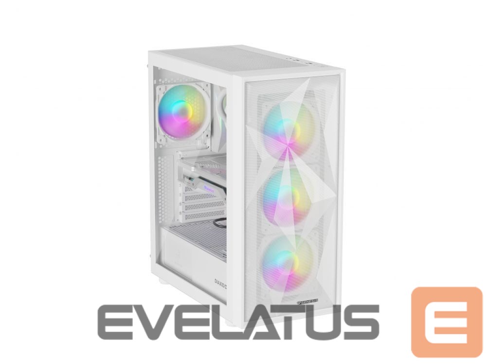 Computer components Natec NATEC Genesis PC Case Diaxid 605 white