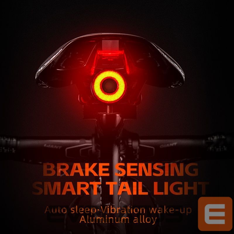 Jalgratta tarvik Rockbros Rockbros Q5 Rear Bike Light with Intelligent Stop System - Black