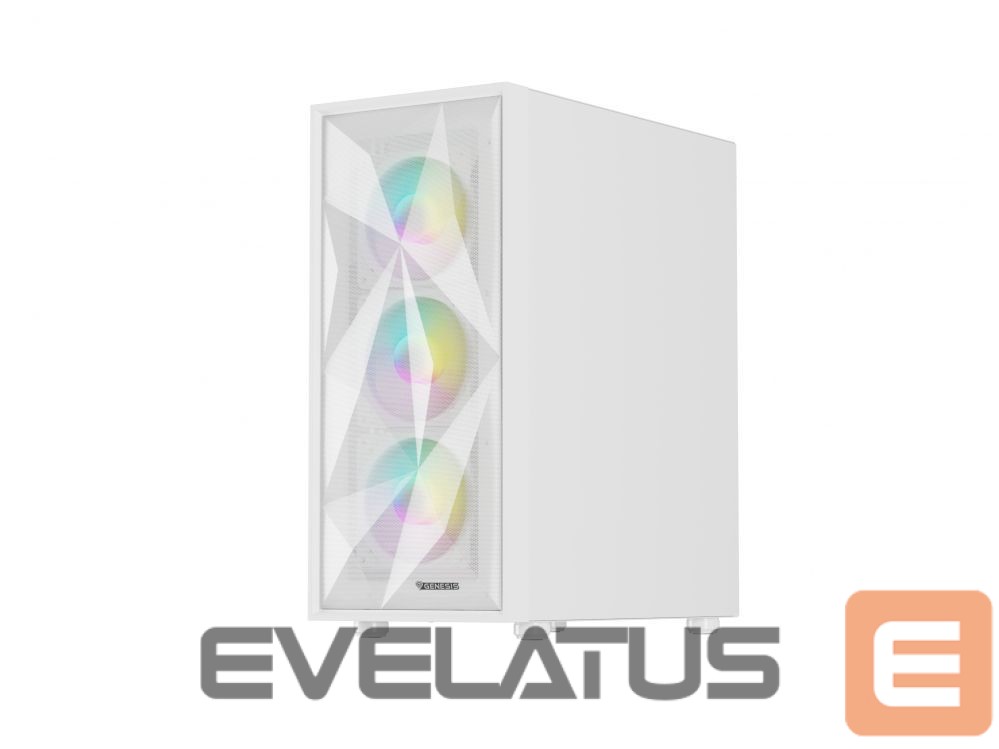 Computer components Natec NATEC Genesis PC Case Diaxid 605 white