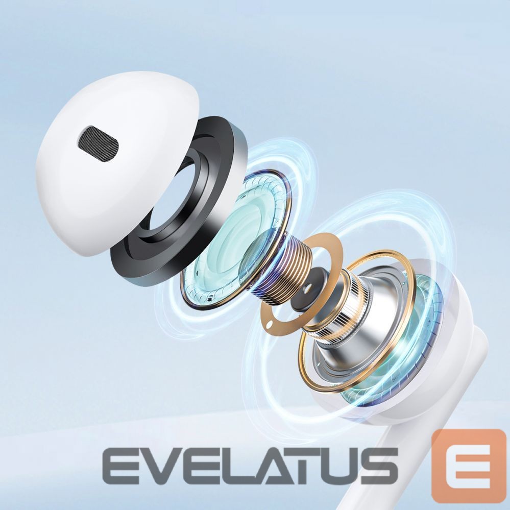 Kõrvaklapid Joyroom Joyroom JR-EW01 in-ear wired mini jack headphones with remote control - white