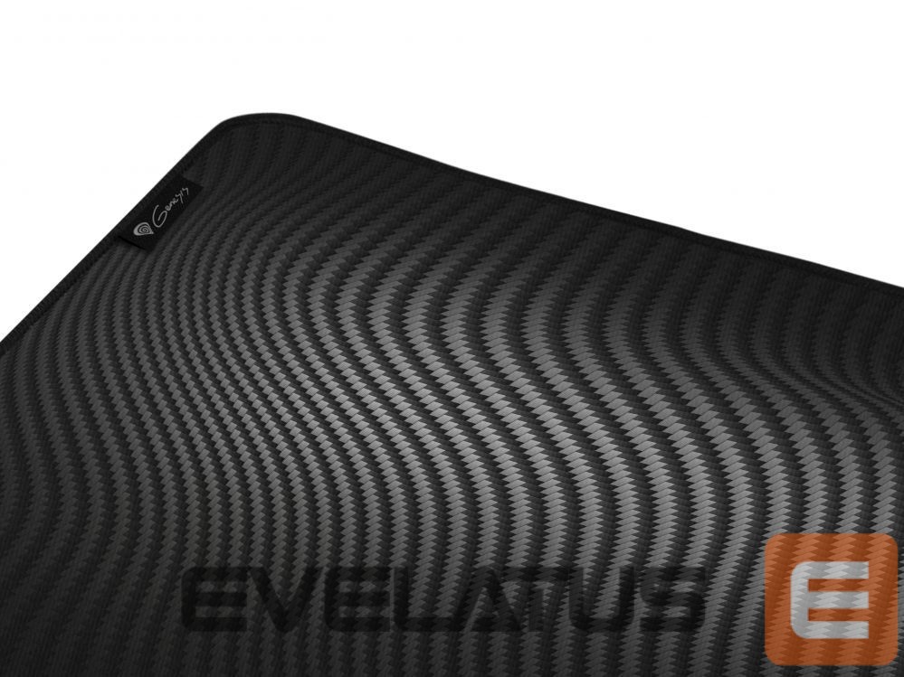 Computer mouse Genesis Carbon 500 Ultra Wave Mouse pad, 450 x 1100 x 2.5 mm, Black