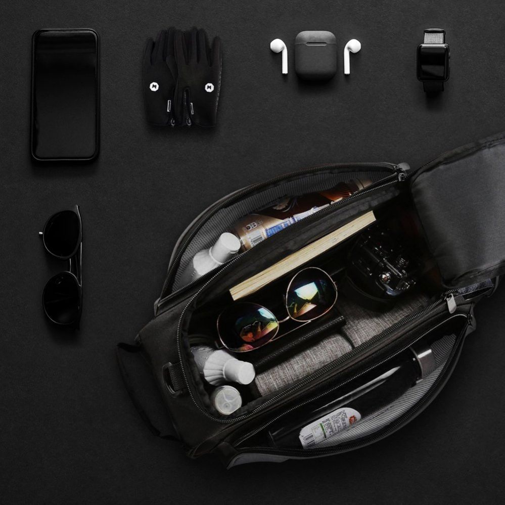 Bicycle accessory Wozinsky Wozinsky Bike Pannier Bag with Shoulder Strap 13L Black (WBB1BK)