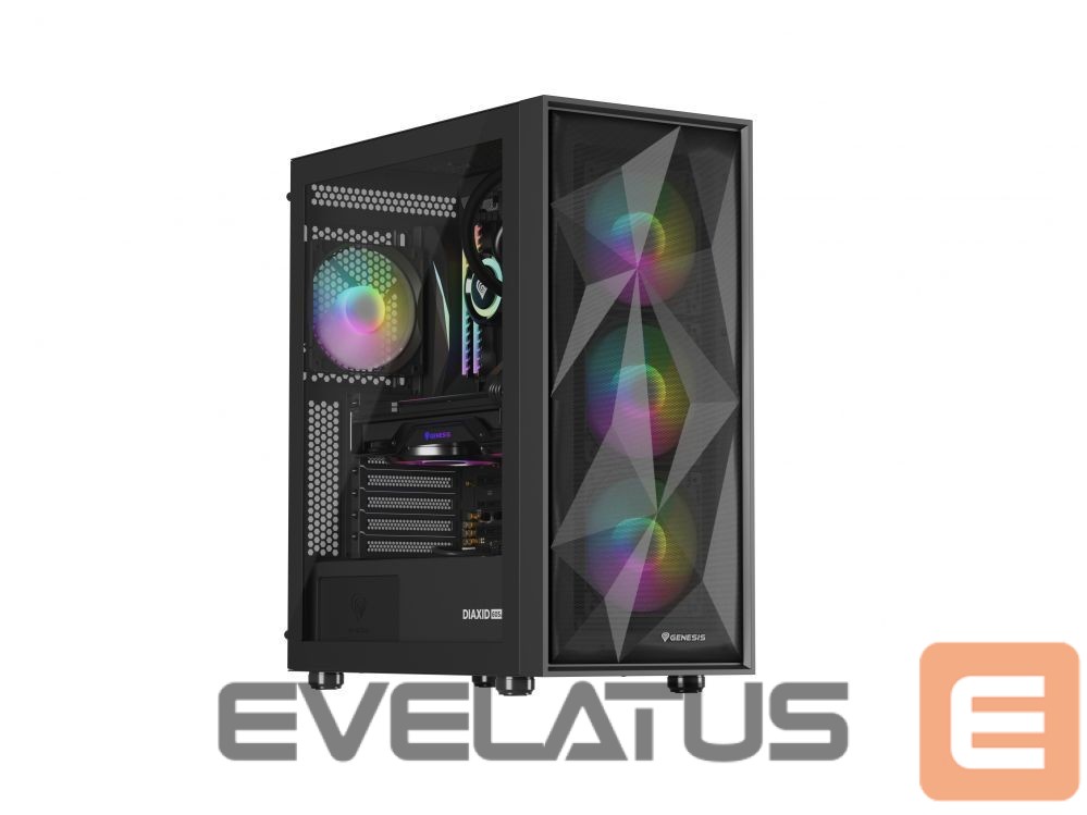 Computer components Natec NATEC Genesis PC Case Diaxid 605 black