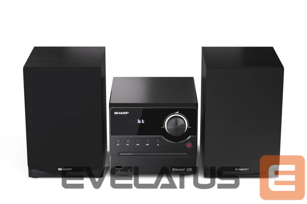 Interactive solution Sharp XL-B512(BK) Hi-Fi Micro System, CD/FM/USB/Bluetooth v5.0, 45W, Black