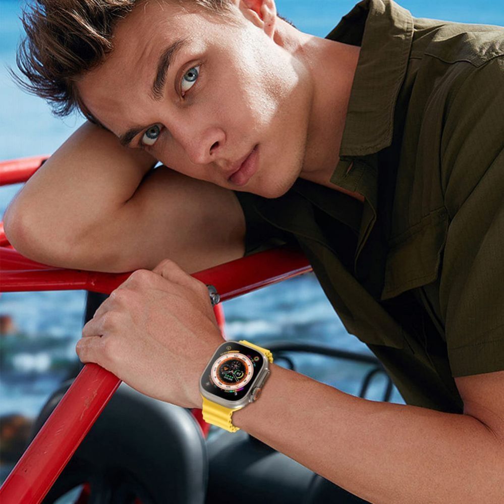 Strap Tech-Protect Tech-Protect IconBand Pro Strap for Apple Watch 4 / 5 / 6 / 7 / 8 / 9 / SE / Ultra 1 / 2 (42/44/45/49 mm) - Orange