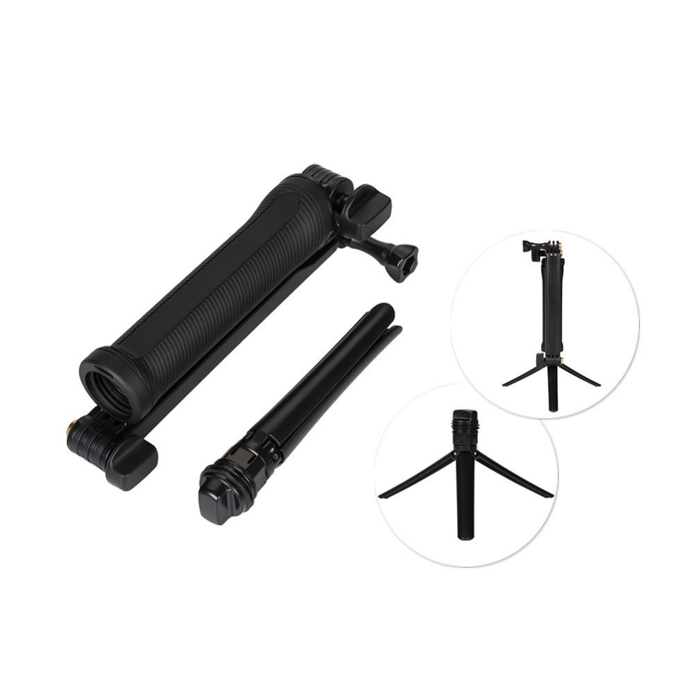 Camera accessory Hurtel 3 in 1 Monopod Tripod with Selfie Stick for GoPro - Black