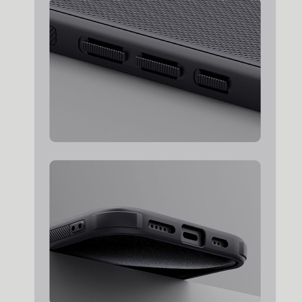 Tagakaaned Nillkin Nillkin Super Frosted Shield Pro Magnetic Case for iPhone 16 Pro Max - black