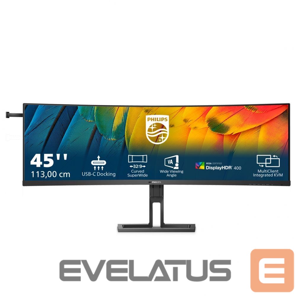 Monitors Mmd-monitors & displays PHILIPS 44.5inch 5120x1440 VA Curved Mon