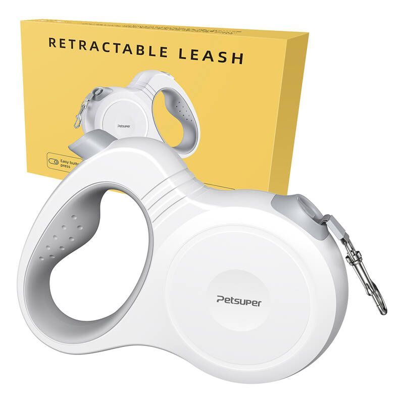 Kariloomade jaoks Petoneer Petsuper Dog Automatic Retractable Leash 5m (white)