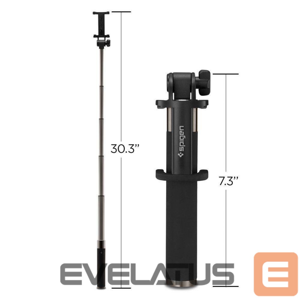 Kaameratarvik Spigen Selfie stick Spigen S530W - black