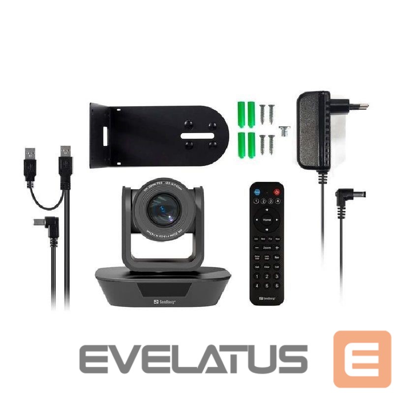 Webcam Sandberg 134-30 ConfCam PTZ x10 Remote 1080P